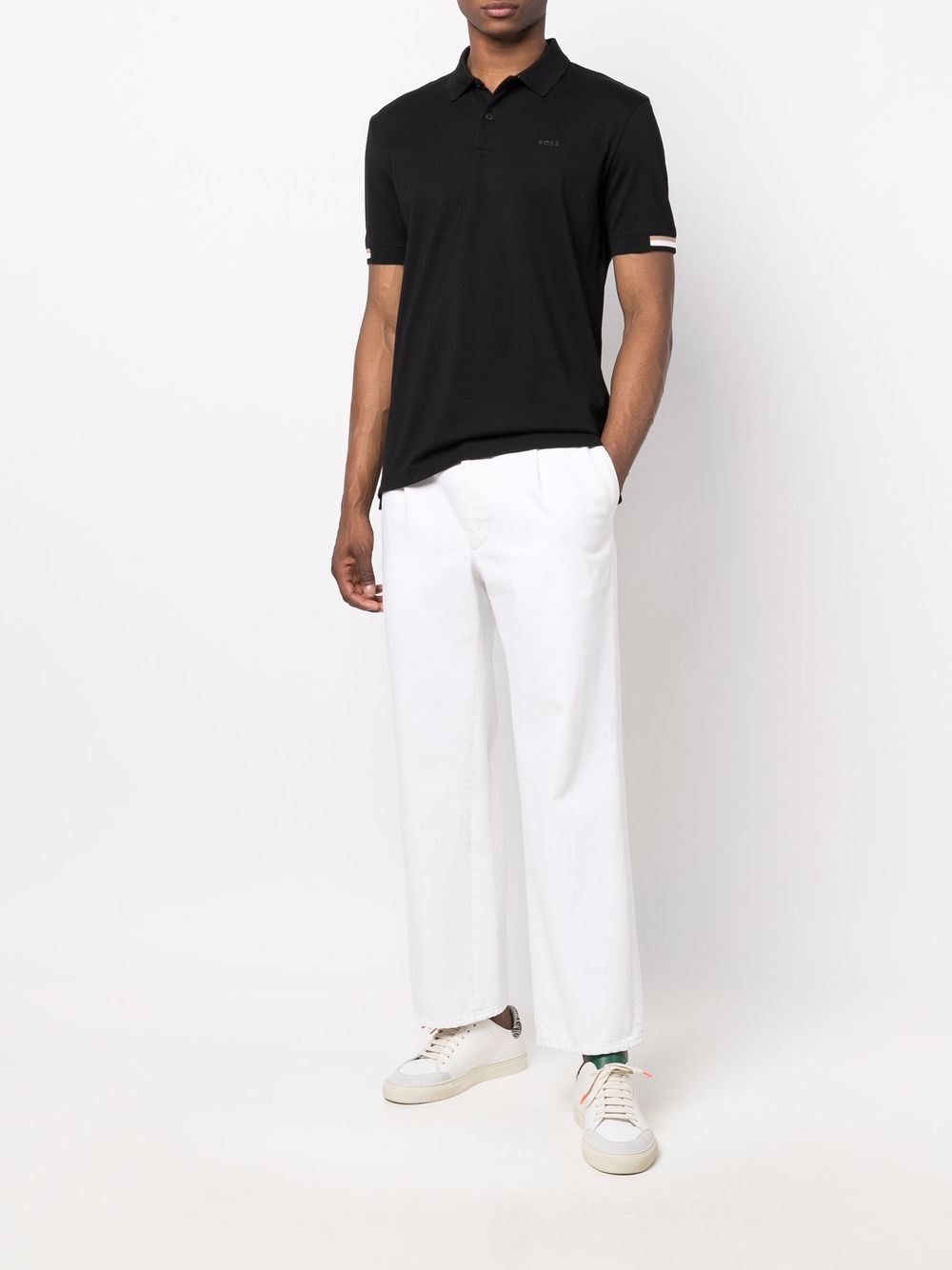 Parlay Polo 50467113 001 BLACK BOSS