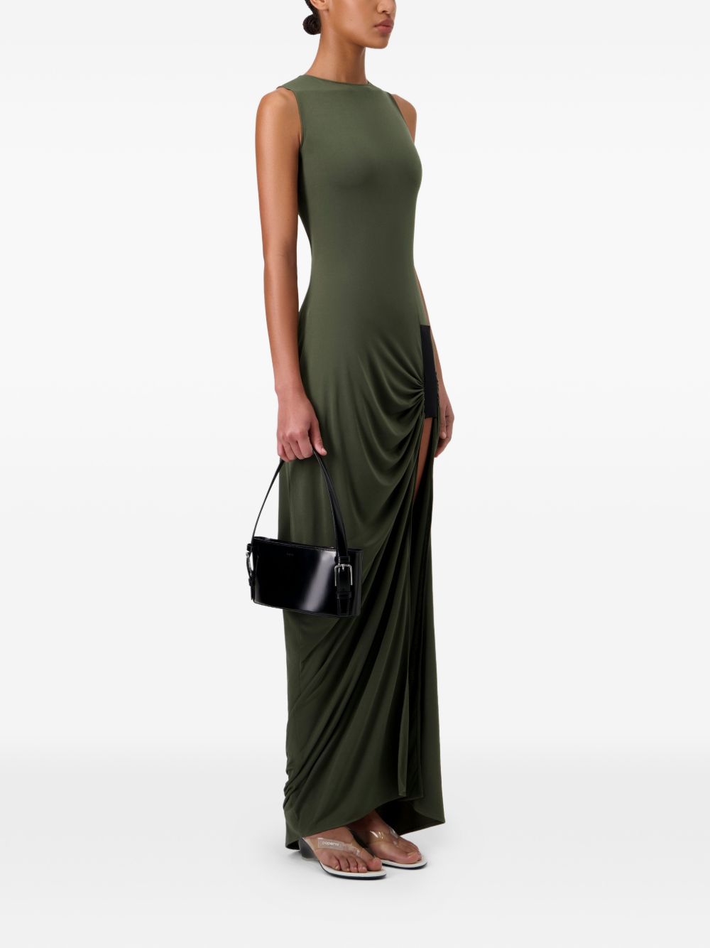 Taped Suspended Dress COPR264F5022 GREEN COPERNI