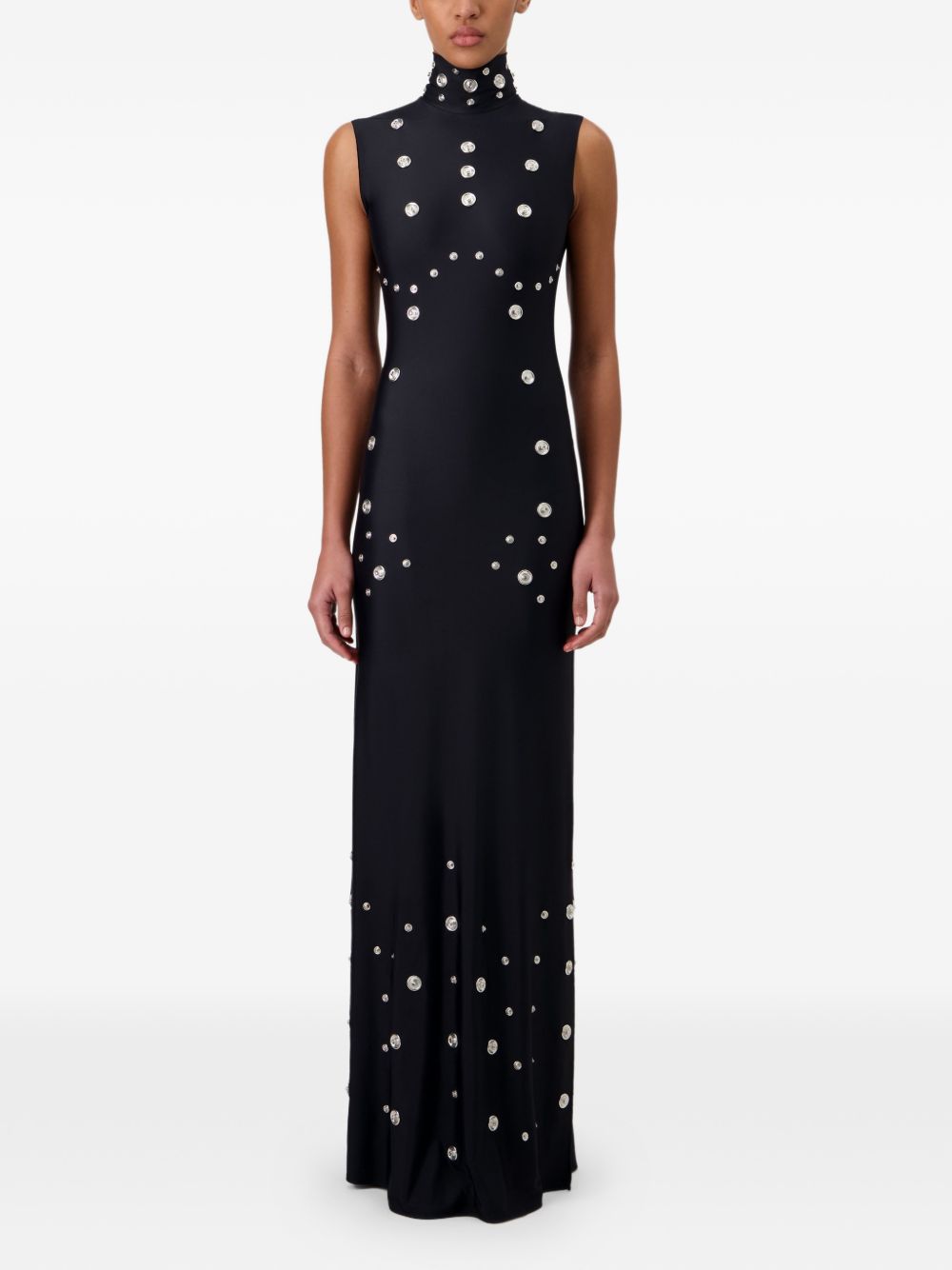 Sleeveless Snaps Dress COPR275F5021 BLACK COPERNI