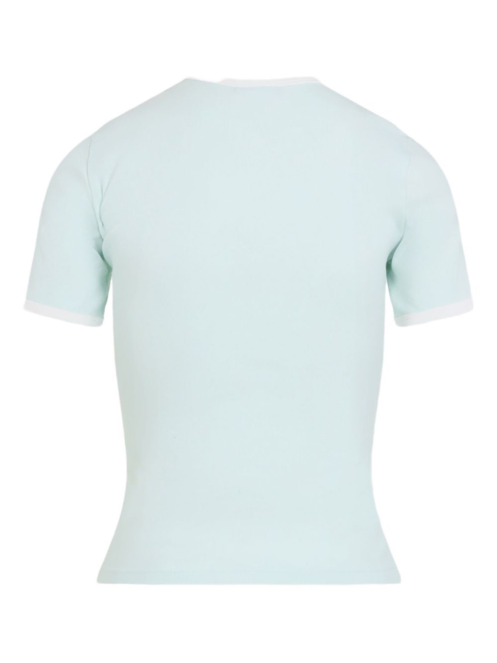 Signature Contrast T-shirt 125JTS017JS0203 B216 LIGHT MINT COURREGES