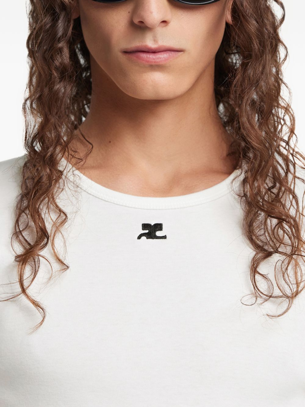 Baby T-shirt 126JTS240JS0203 0018 LIGHT BONES COURREGES