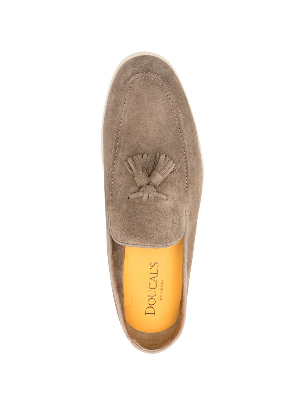 Mocassino con nappine in suede DU3415NWMAUY009GM08 CACAO DOUCAL`S