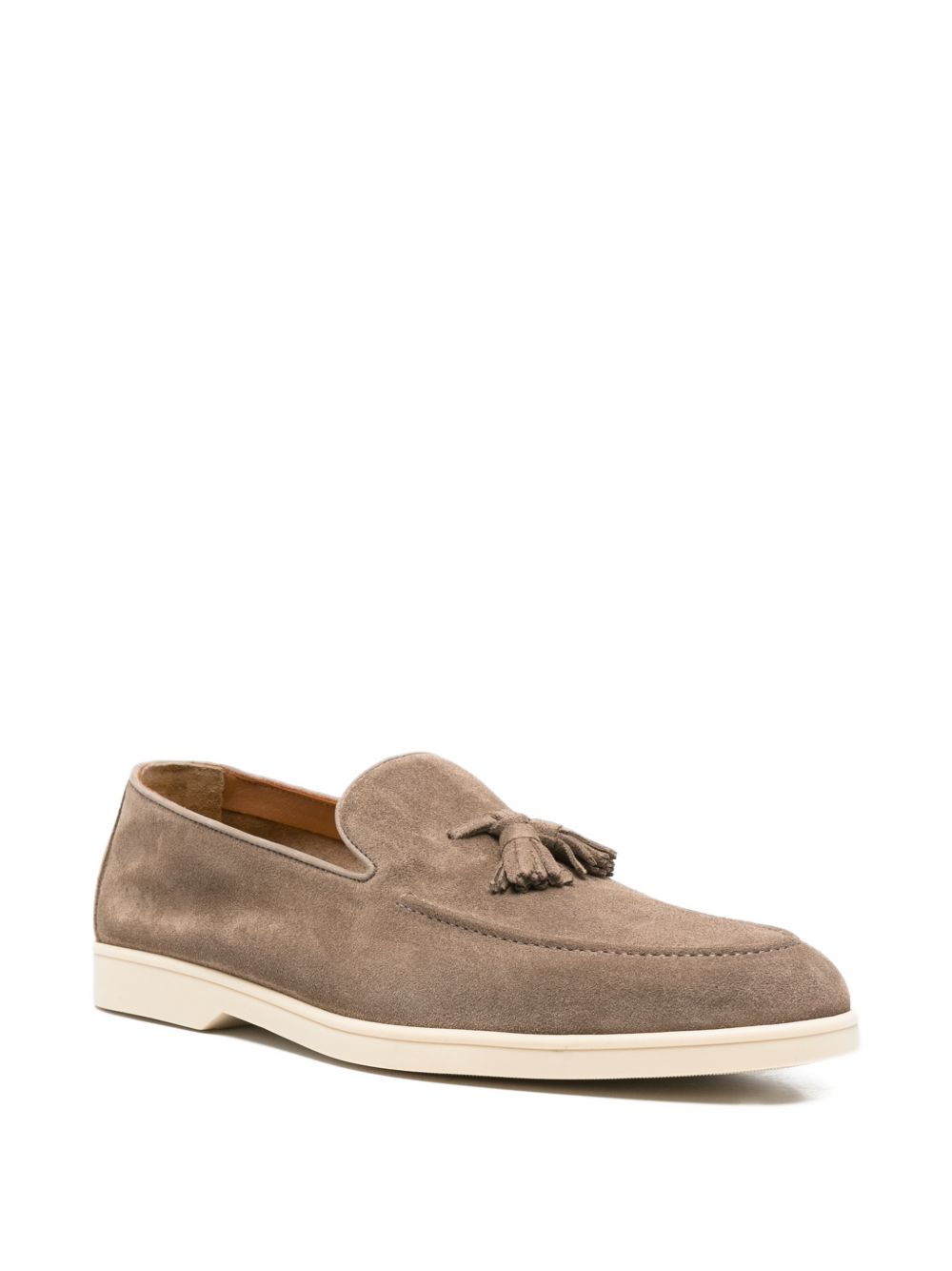 Mocassino con nappine in suede DU3415NWMAUY009GM08 CACAO DOUCAL`S
