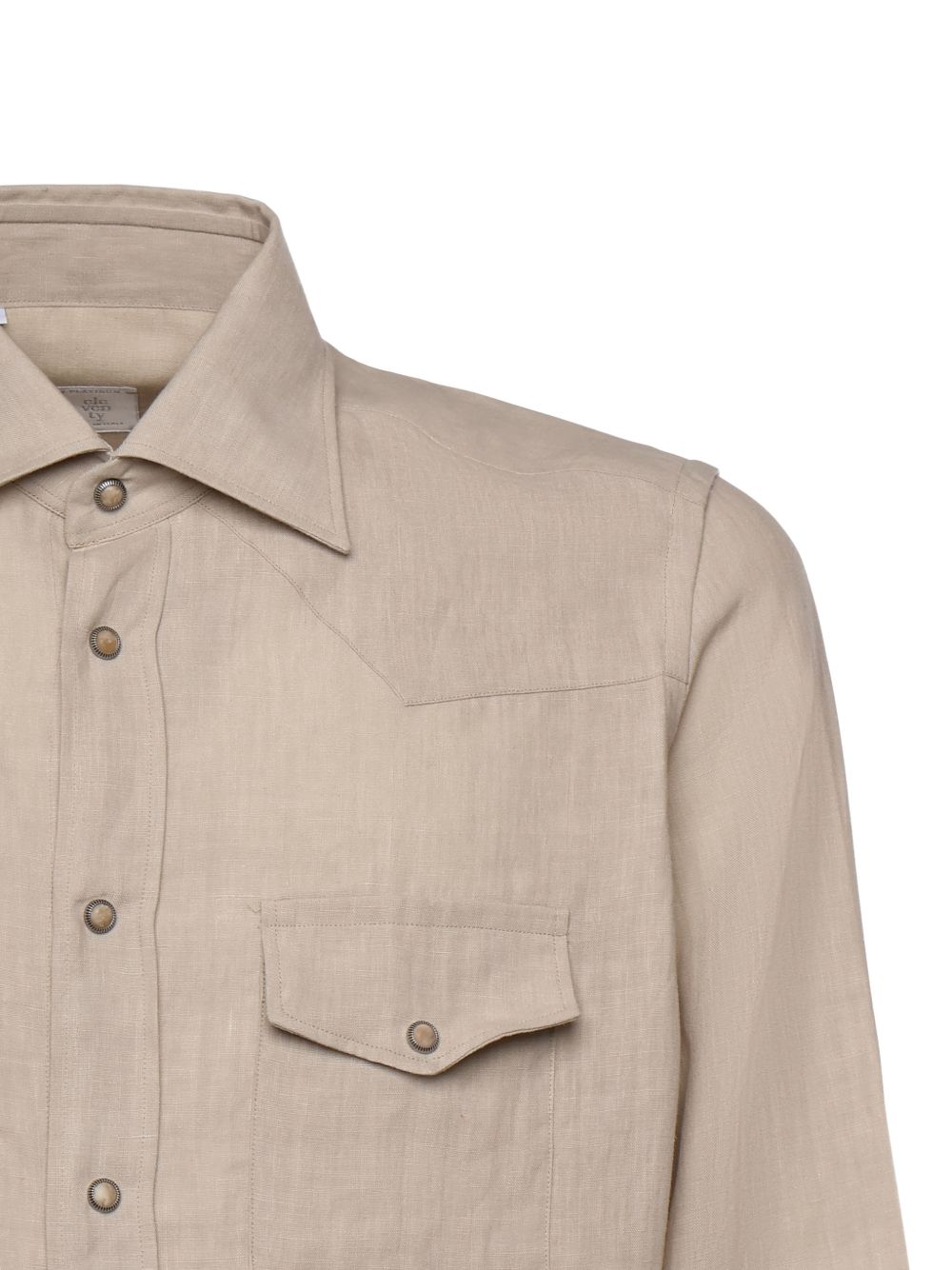 Camicia con taschino M75CAMK02TES0I139 02NN SABBIA ELEVENTY