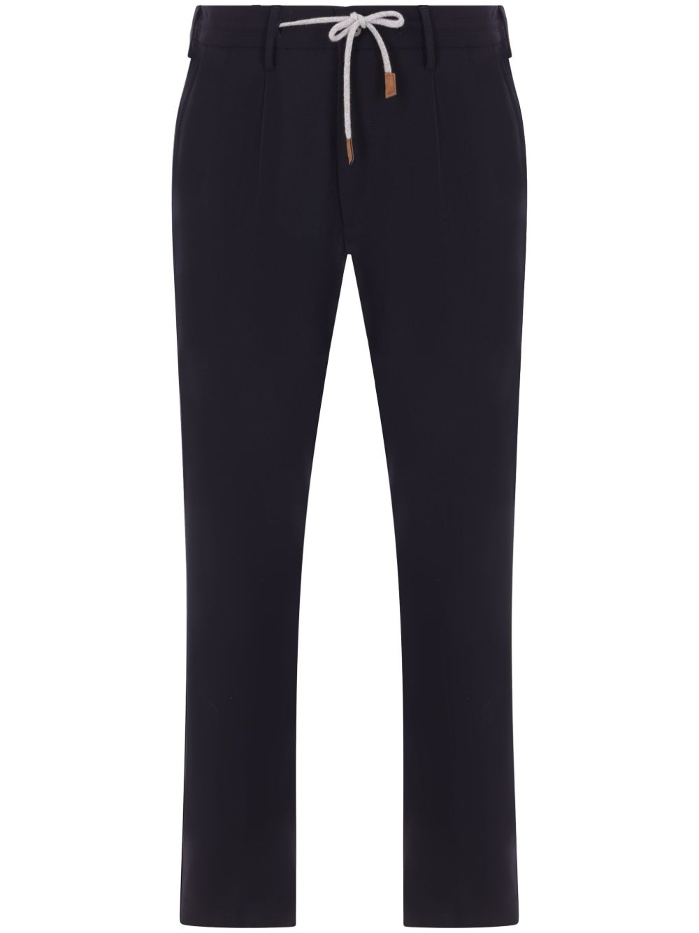 Pantalone jogger in lana X75PANB21TES0A053 11N BLUE ELEVENTY