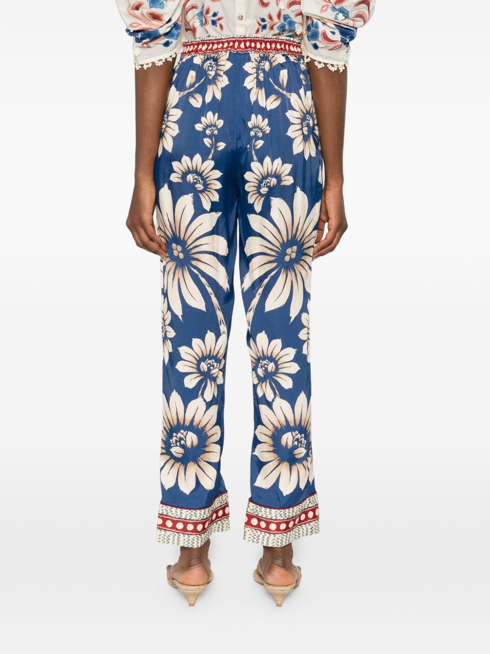 Pantaloni Con Motivo Floreale 344133 26067 LUNA BLUE FARM RIO