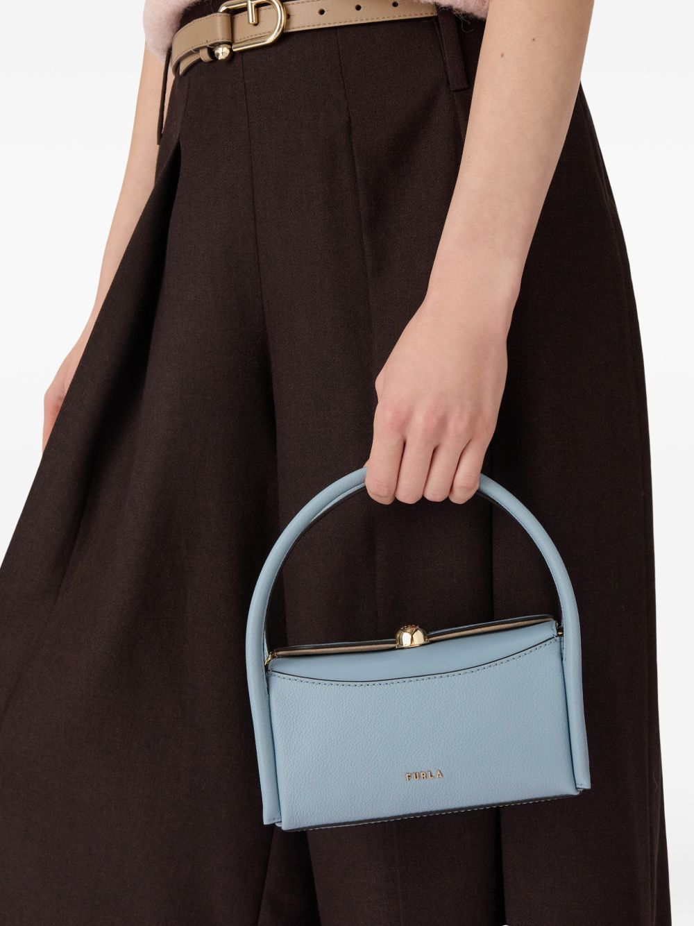 Nicole Mini Boston WE00893BX4296 CDZ00 CARTA DA ZUCCHERO FURLA