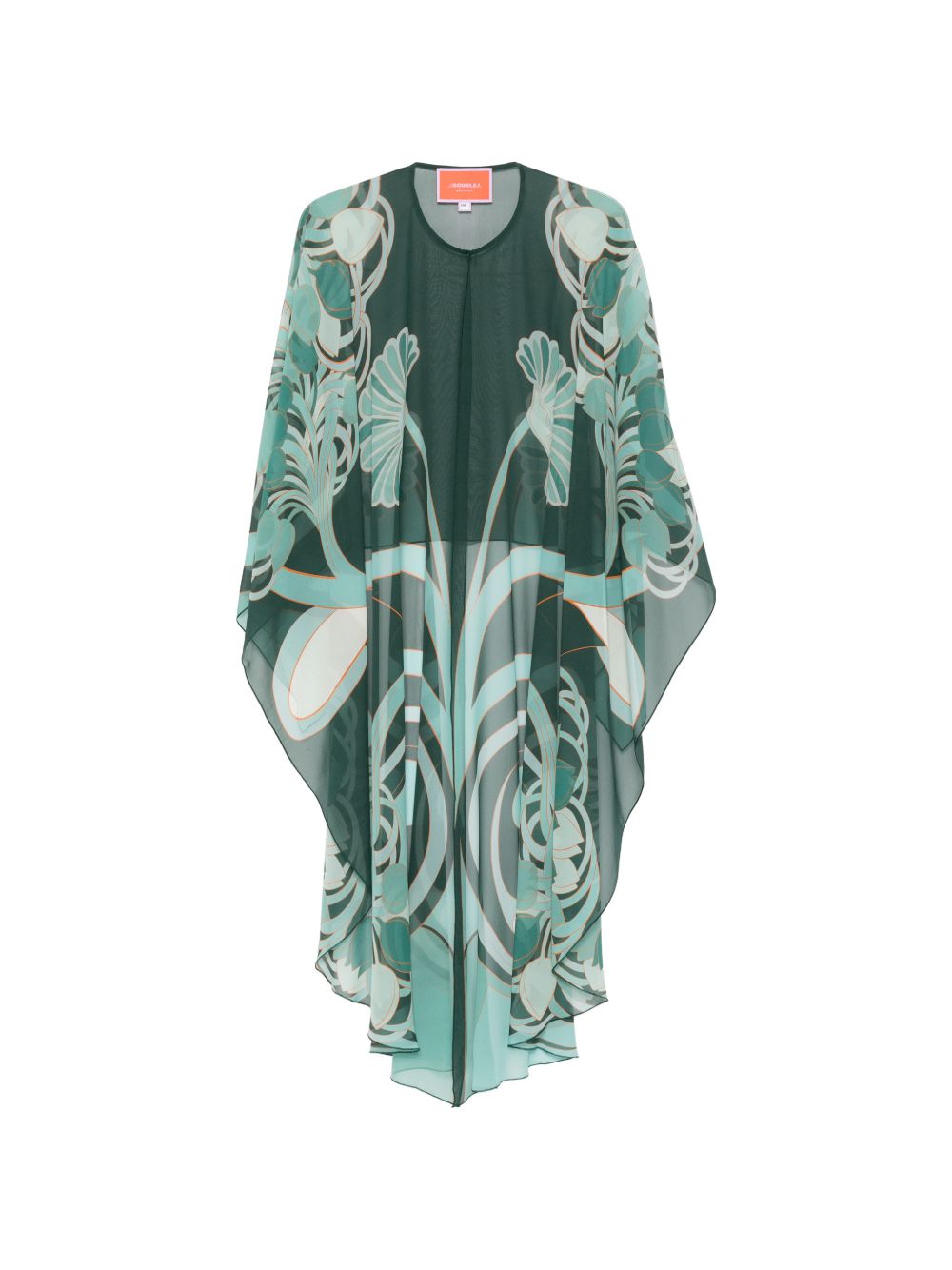 Maria Cape SCA0092SIL014BTU01 GR03 BLOOMING LA DOUBLEJ