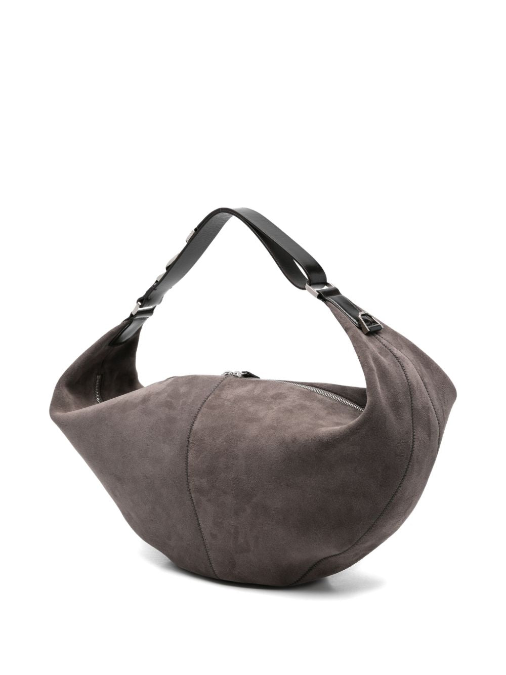 Large Quiver Clip Bag in Suede Leather BG0197LL0125 BR102 MINK LEMAIRE