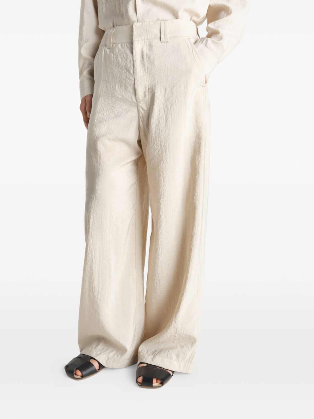 Straight Tailored Pants PA1291LF1308 BG235 OAT MILK LEMAIRE
