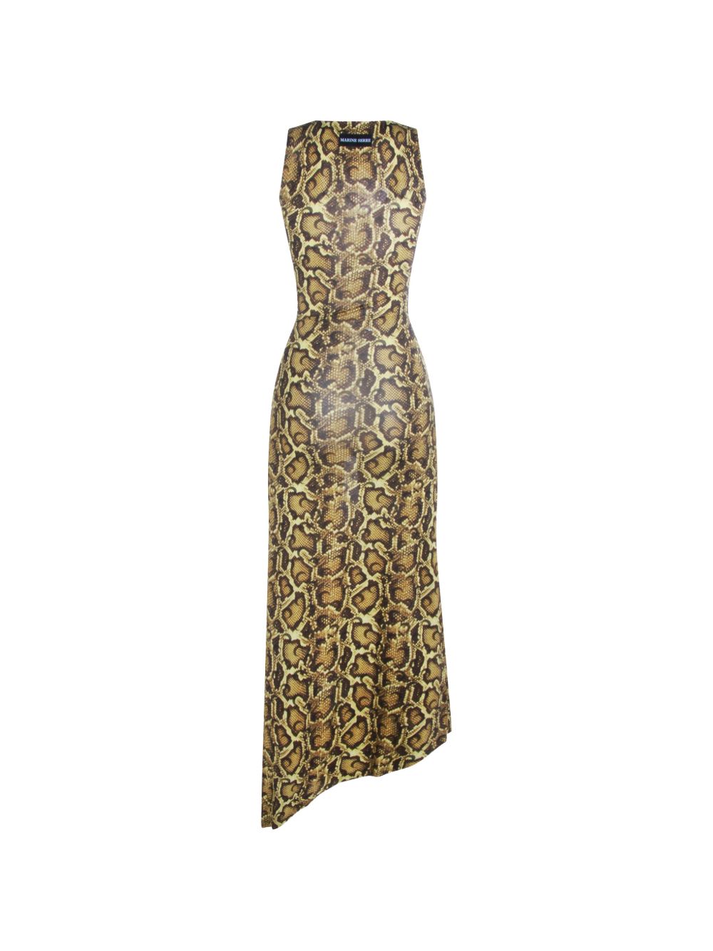 Python Printed Jersey Dress WDR481ACJER0108 YE30 YELLOW MARINE SERRE