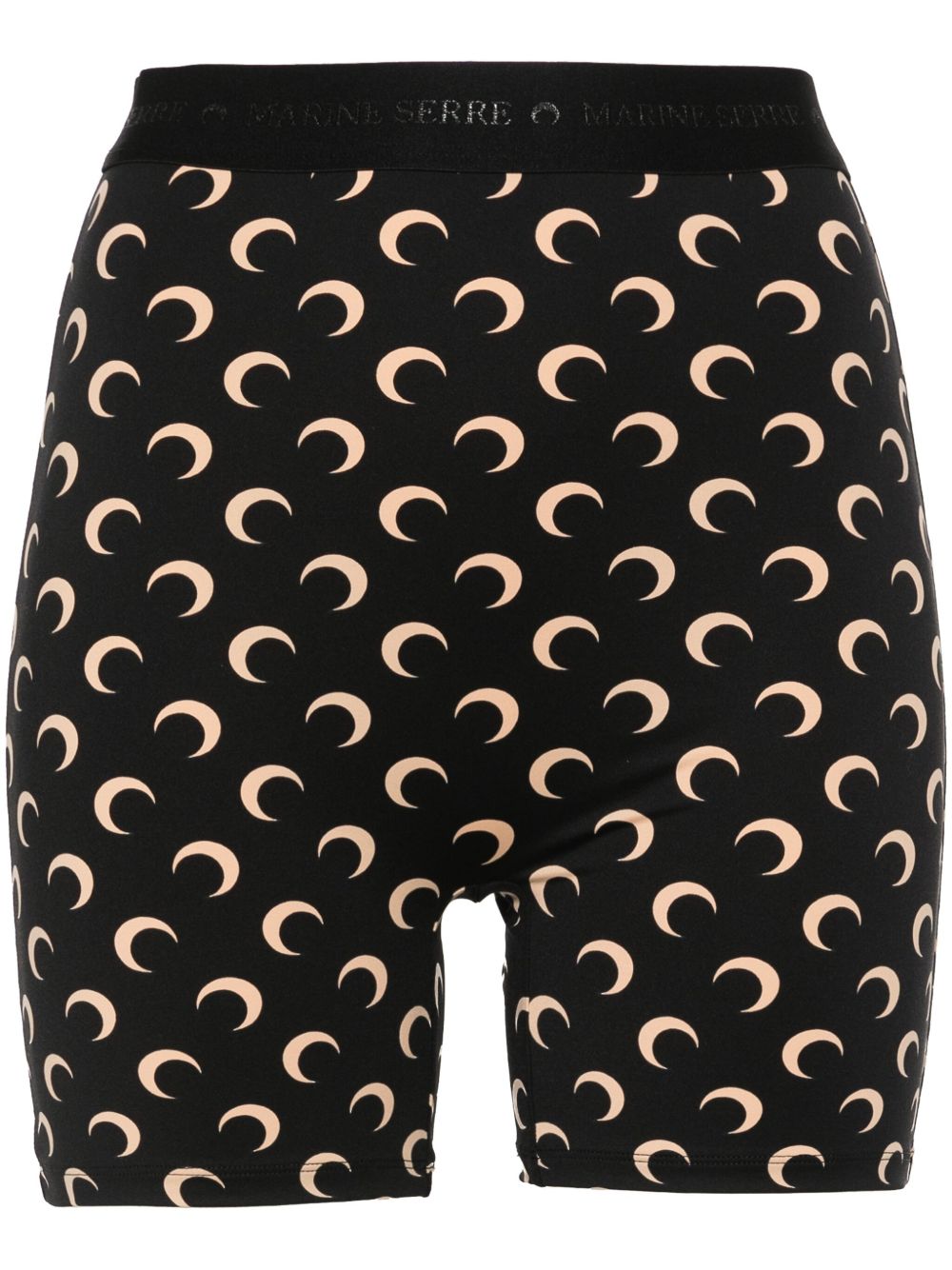 Recycled Moon Jersey Mini Shorts WSH007ACJER0001 IT99 INVERSE TAN MARINE SERRE