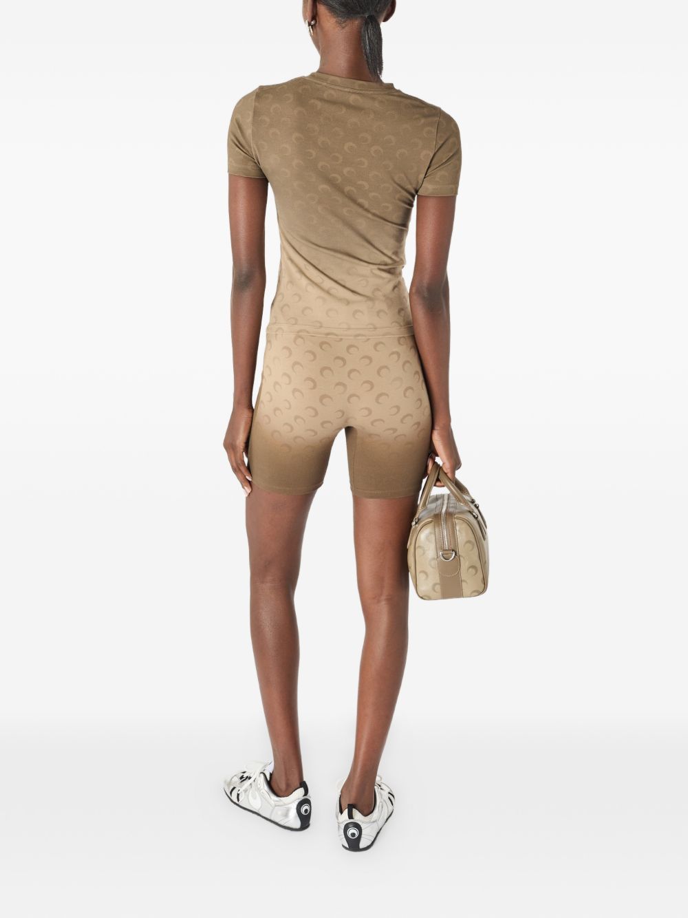 Faded Moon Mini Shorts WSH007ACJER0114 BG40 TAUPE MARINE SERRE