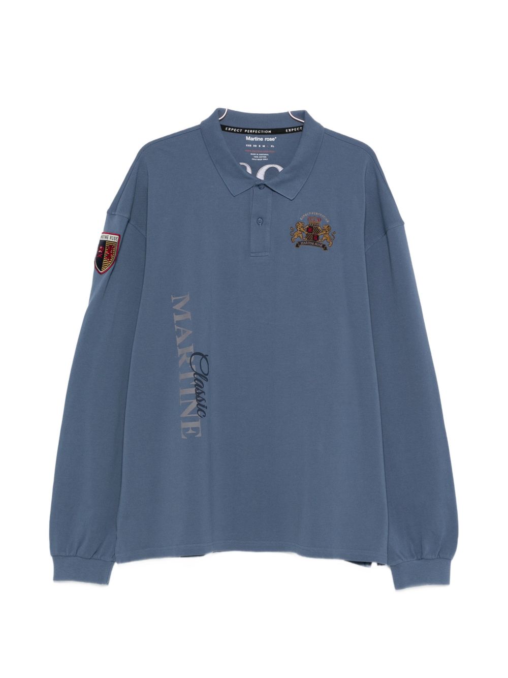 Polo Manica Lunga 688JE02535 BLUE NAVY WASHED MARTINE ROSE