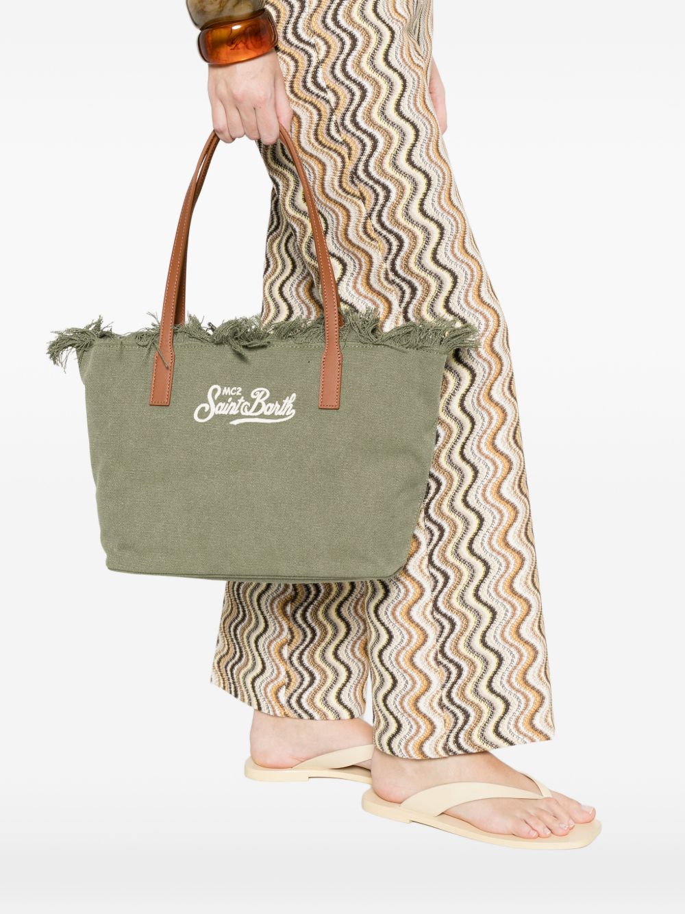 City Bag Fringe CBMF00100587L CANVAS 52 MC2 SAINT BARTH