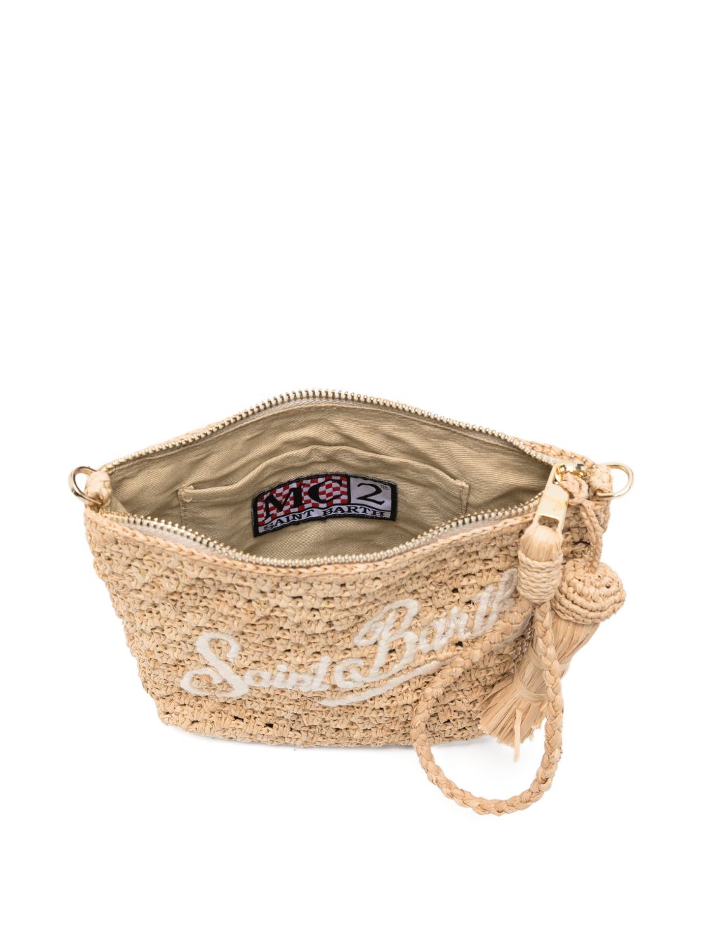 Pochette in rafia Saint Barth RAFP00100878L 11 WAVE MC2 SAINT BARTH
