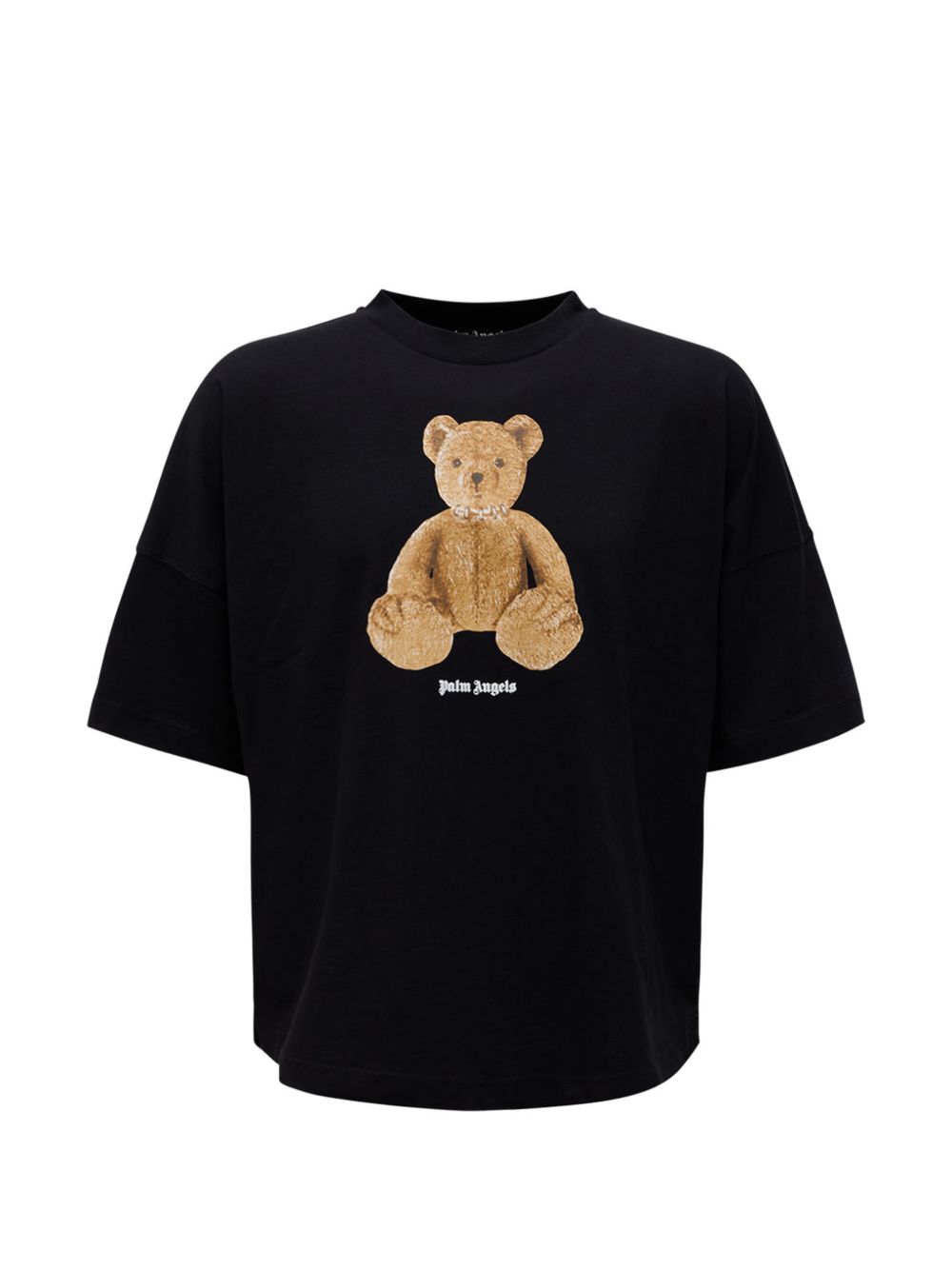 Bear Over T-Shirt PMAA10BS26JER004 1060 BLACK BROWN PALM ANGELS