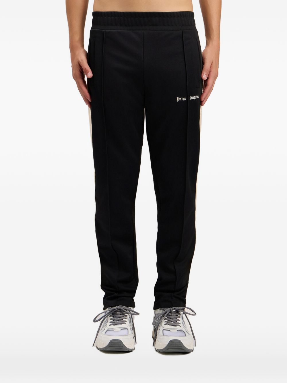 Classic Logo Track Pants PMCJ020S26FAB001 1003 BLACK OFF WHITE PALM ANGELS