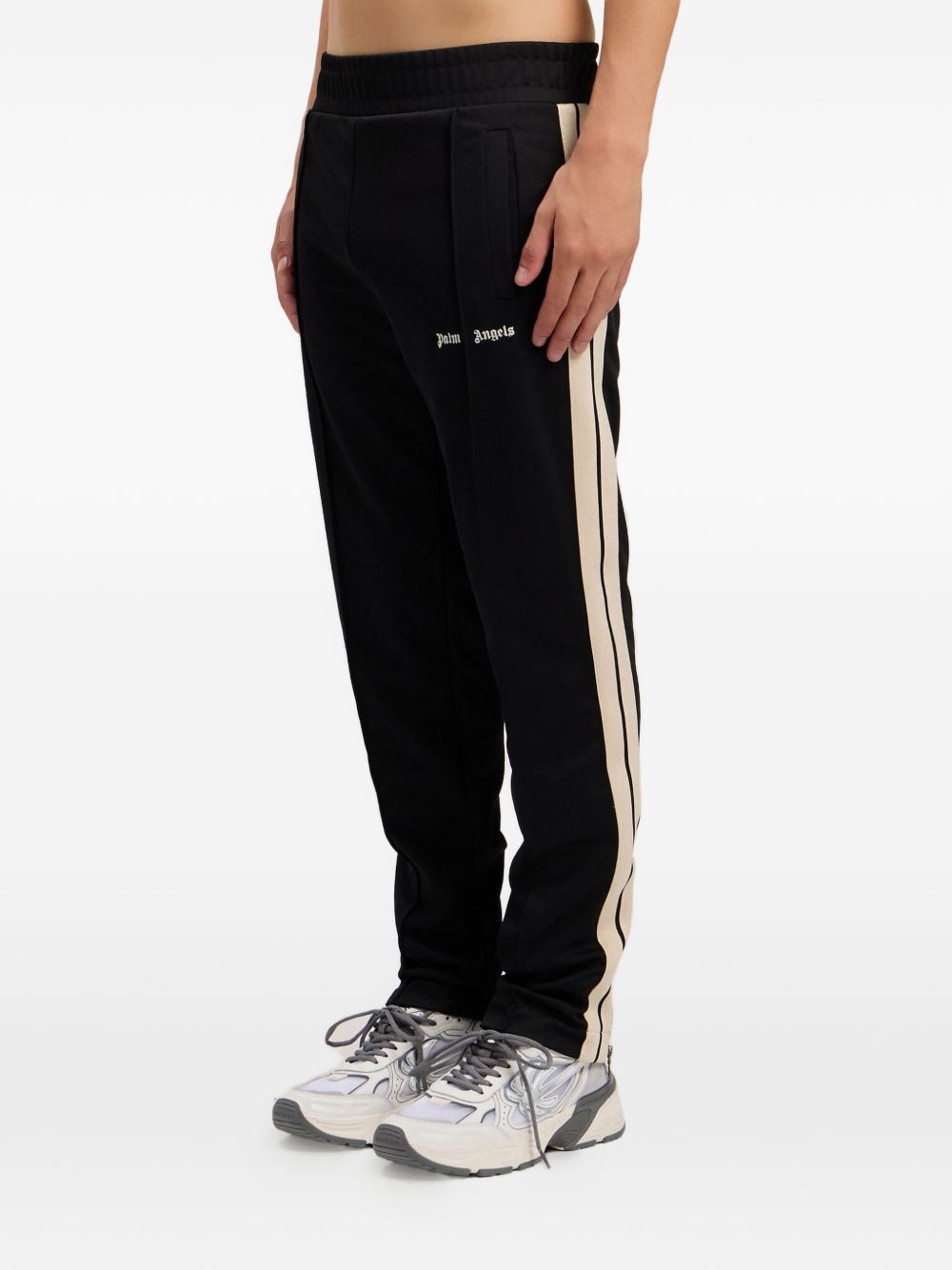 Classic Logo Track Pants PMCJ020S26FAB001 1003 BLACK OFF WHITE PALM ANGELS
