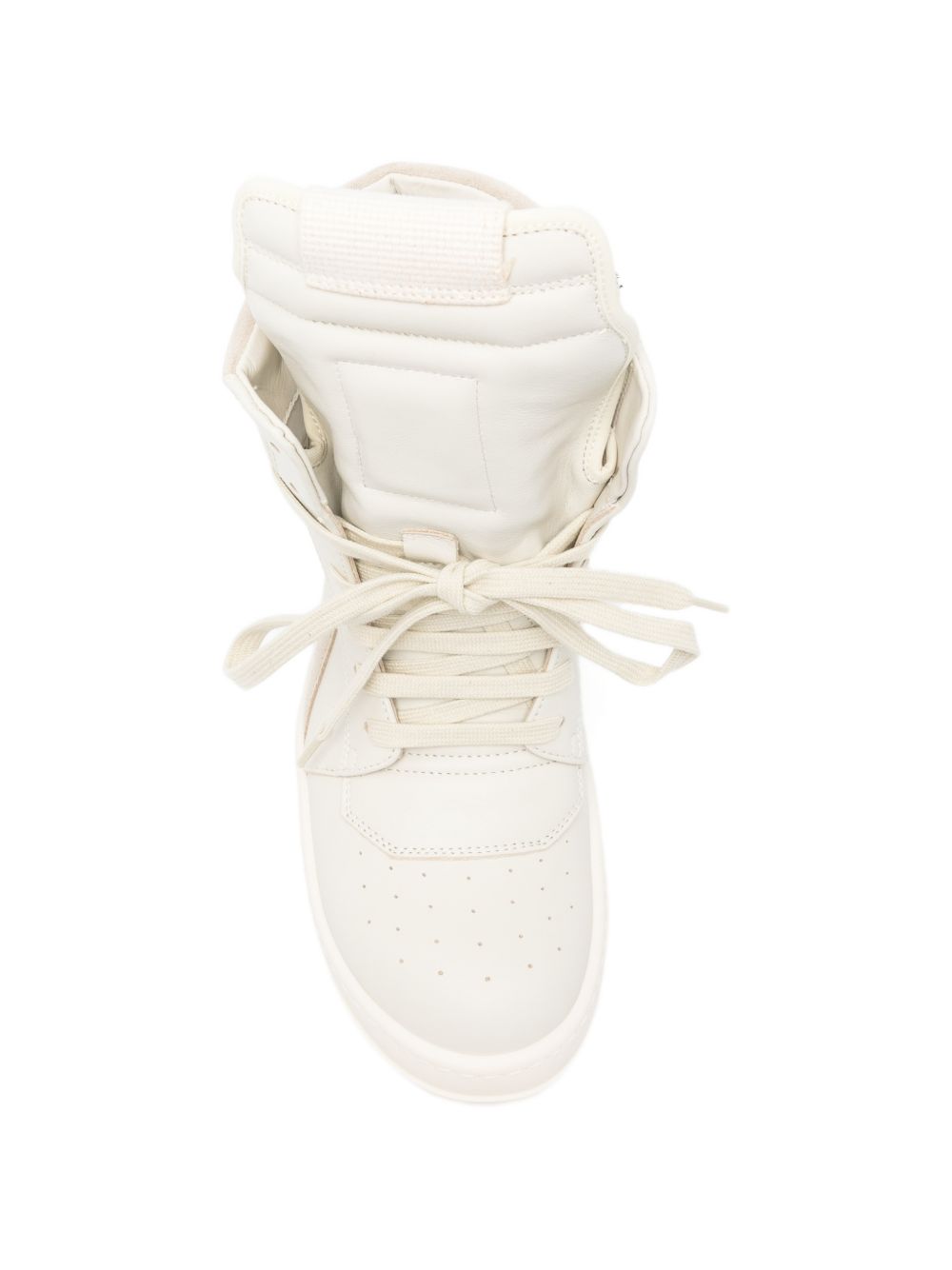 Geobasket In Pelle RO01F6894LCOLV 31081 DIRTY MILK RICK OWENS