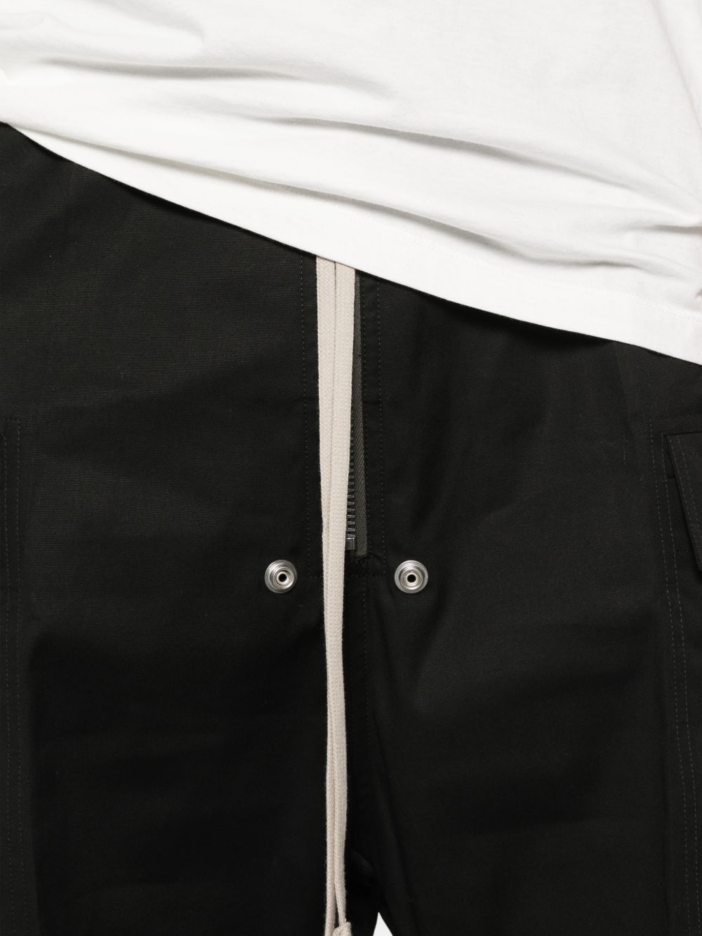 Cargobela Shorts RU01F2360TE 09 BLACK RICK OWENS