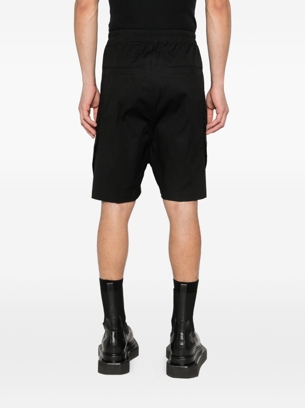 Cargobela Shorts RU01F2360TE 09 BLACK RICK OWENS