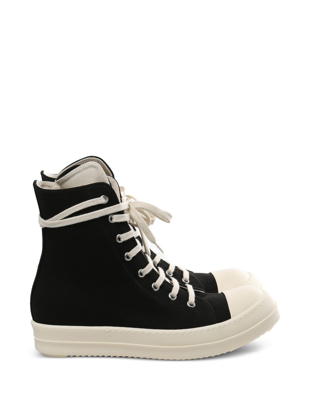 Sneakers In Denim DS01F4800DOEH4 911 BLACK WHITE RICK OWENS DRKSHDW