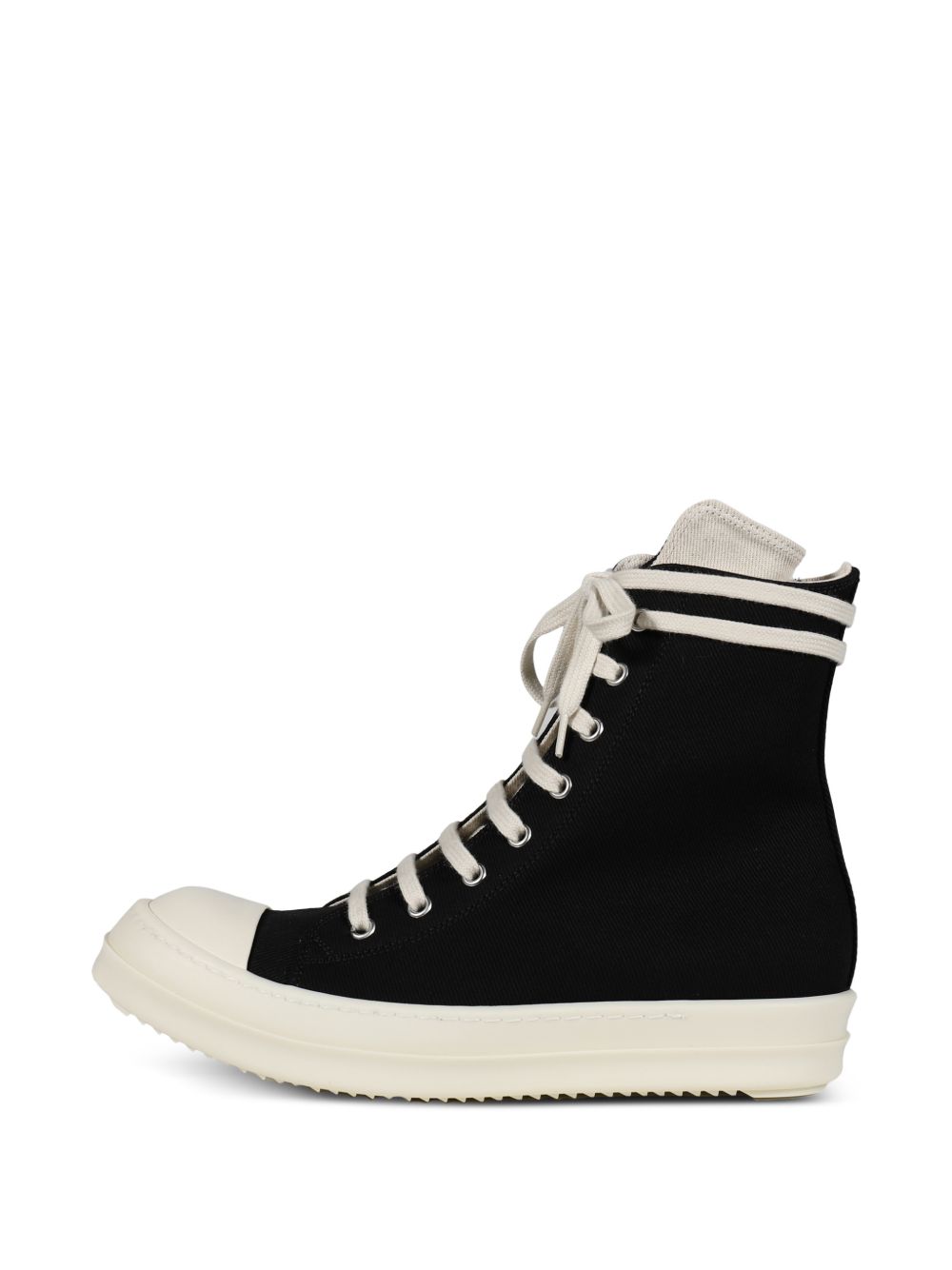 Sneakers In Denim DS01F4800DOEM8 9811 BLACK WHITE RICK OWENS DRKSHDW
