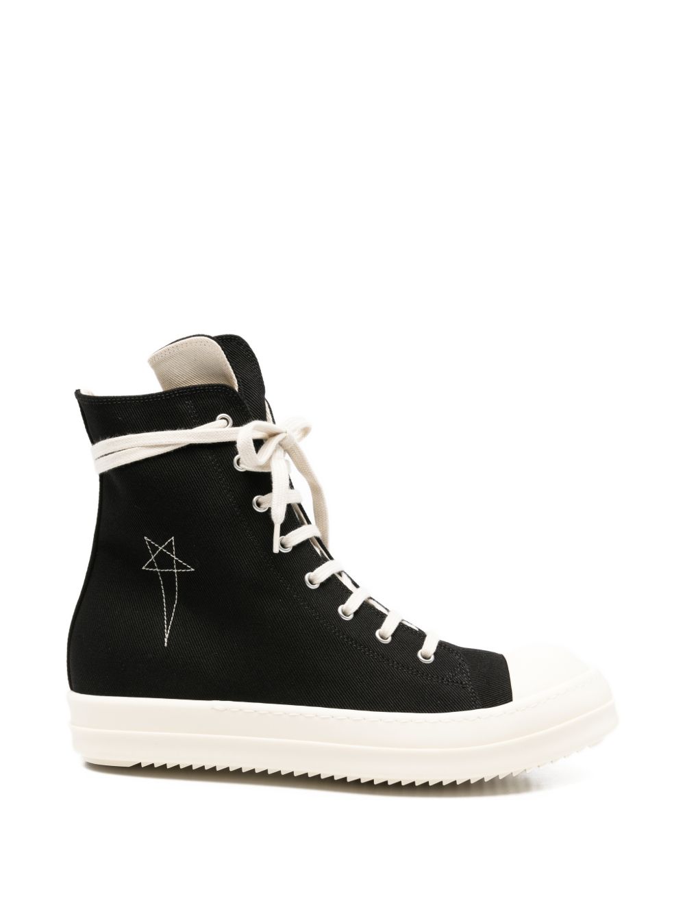 Sneakers In Denim DU01F4800DOEM8 9811 BLACK MILK RICK OWENS DRKSHDW