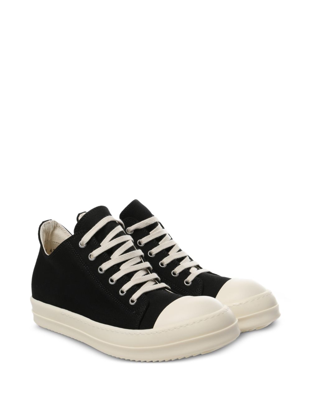 Low Sneakers In Denim DU01F4802DO 911 BLACK MILK RICK OWENS DRKSHDW