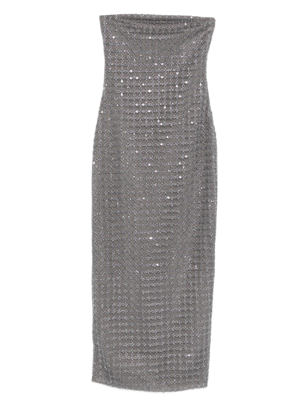 Beaded Maxi Tube Dress 115049516 516 CASTO GRAY ROTATE
