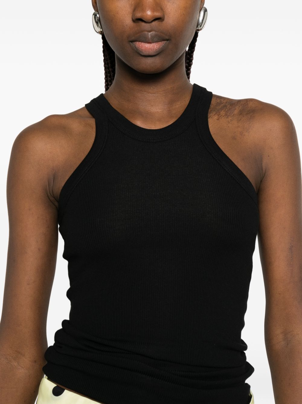 Top In Maglia Misto Seta SPXFUMATO 003 NERO SPORTMAX