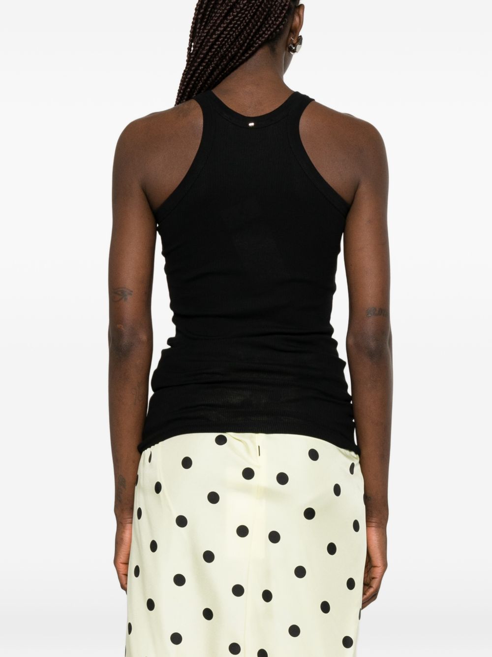 Top In Maglia Misto Seta SPXFUMATO 003 NERO SPORTMAX