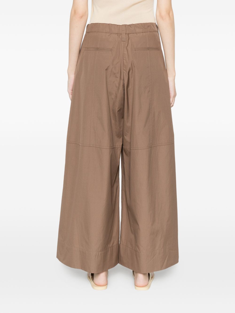 Pantaloni In Popeline SMMGUFO 003 MOU S MAX MARA