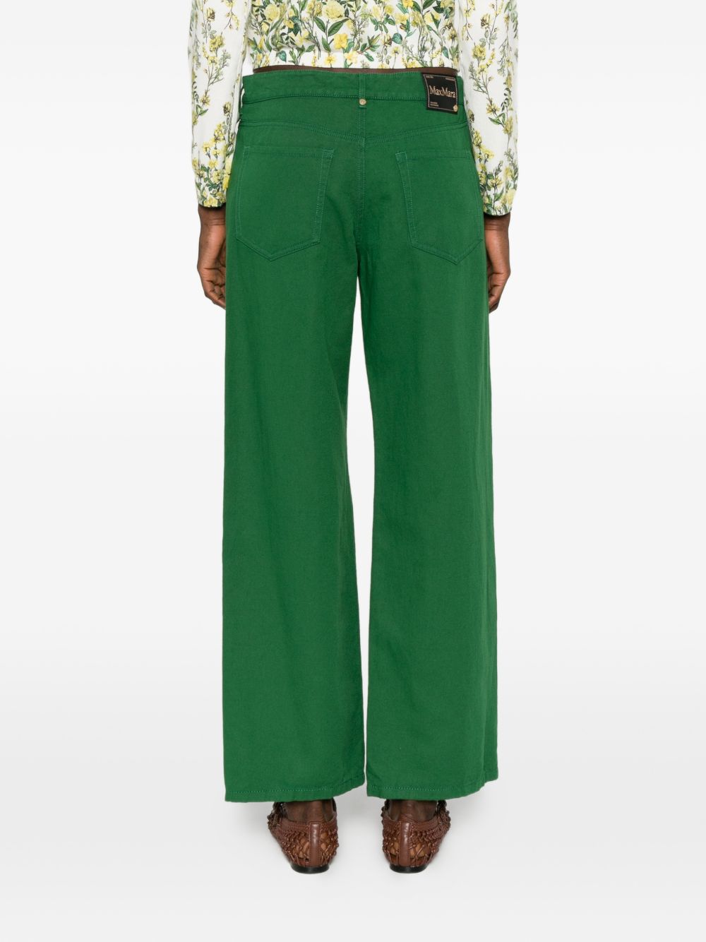 Pantaloni In Drill Di Cotone Leggero SMMONORATA 003 LINFA S MAX MARA