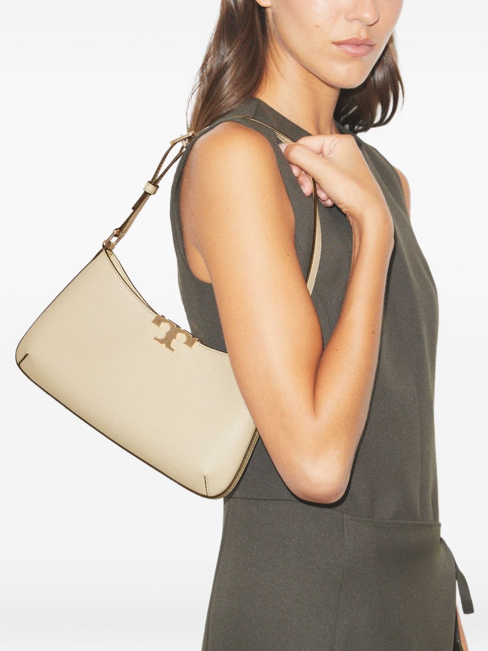 Eleanor Soft Mini Slim Shoulder 174850 250 LIGHT STONE TORY BURCH