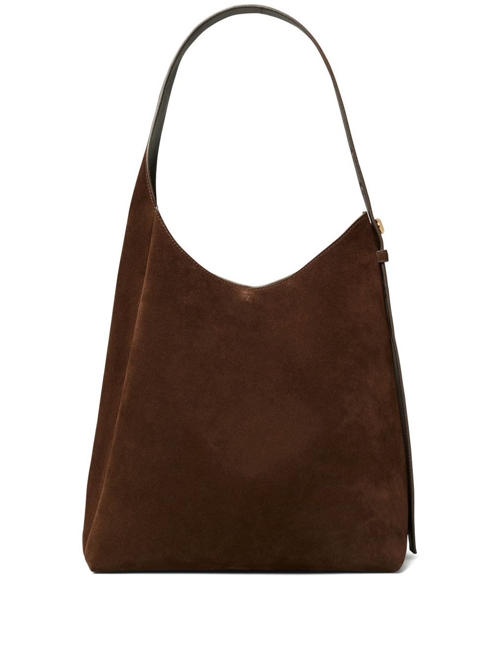 Romy Suede Hobo Bag 175320 201 DARK COCOA TORY BURCH
