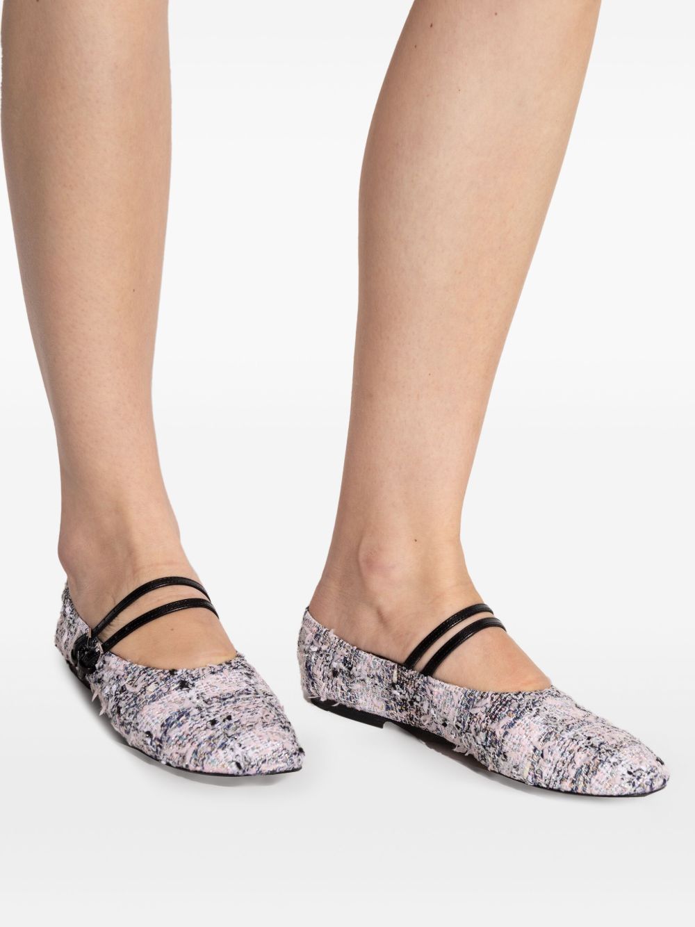 Mary Jane Band Ballet 178121 001 BLACK PINK TORY BURCH