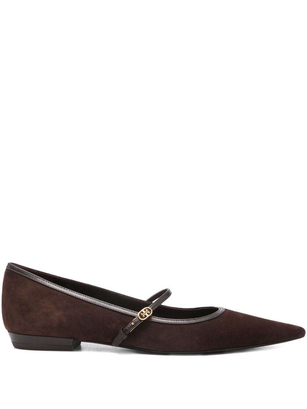 Double T Buckle Mary Jane 178224 200 DARK COCOA TORY BURCH