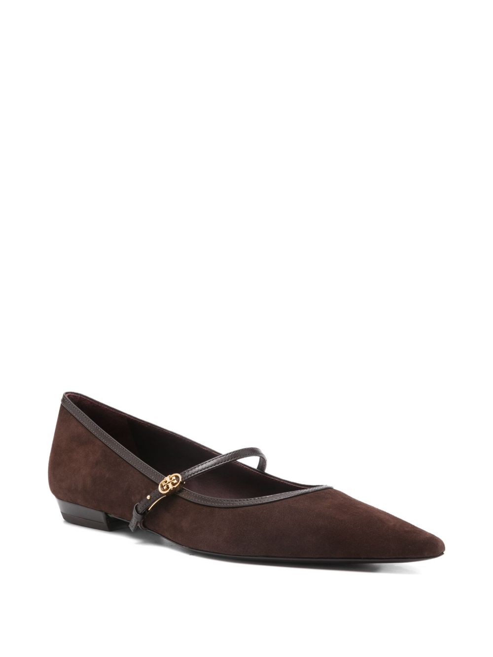 Double T Buckle Mary Jane 178224 200 DARK COCOA TORY BURCH