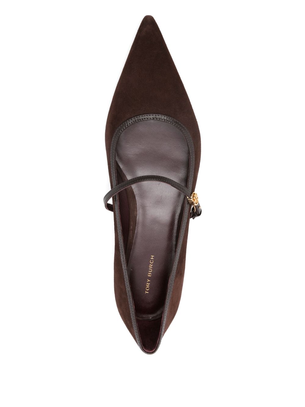 Double T Buckle Mary Jane 178224 200 DARK COCOA TORY BURCH