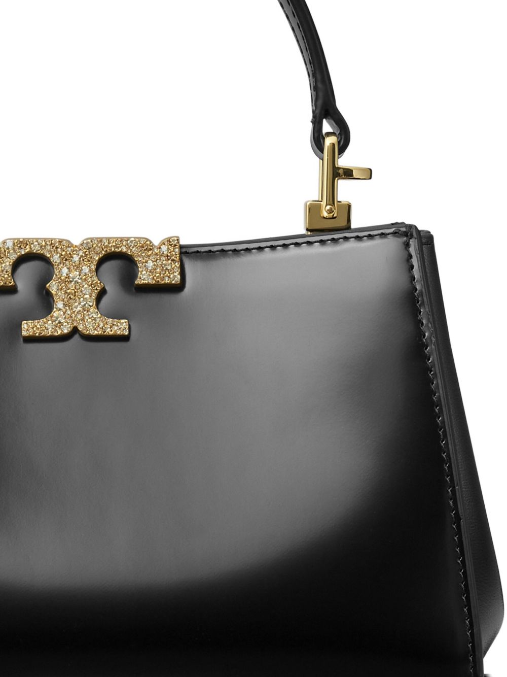 Eleanor Pave Mini Satchel 178257 001 BLACK TORY BURCH