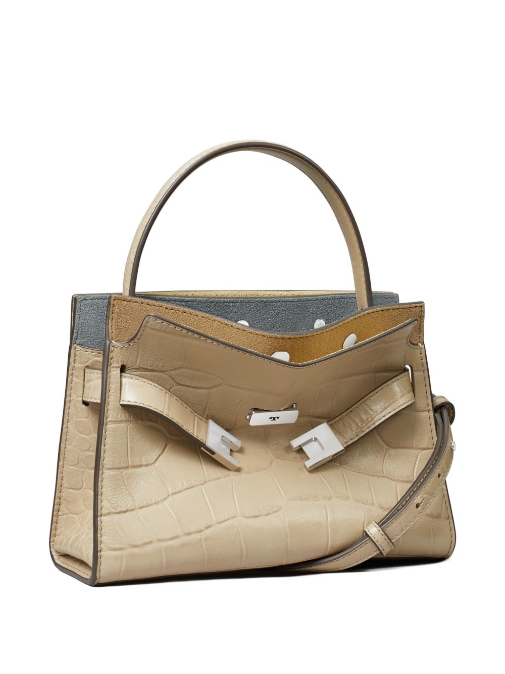Petite Double Bag 178831 250 LIGHT HICKORY TORY BURCH