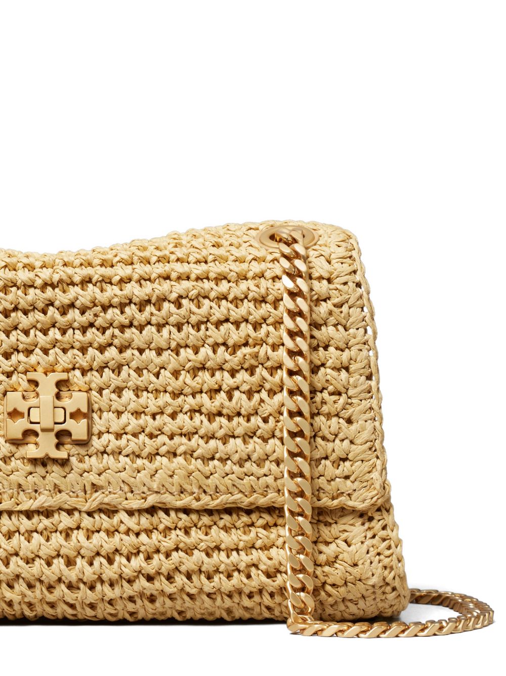 Kira Turnlock Straw Mini Bag 184121 254 NATURAL TORY BURCH
