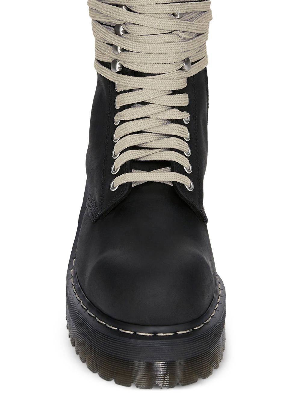Quad Sole Steel Toe Boot DM02F1813 09 BLACK RICK OWENS
