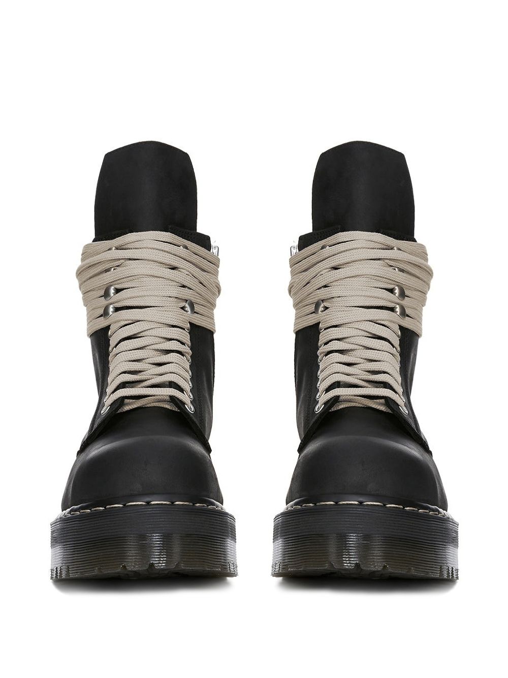 Quad Sole Steel Toe Boot DM02F1813 09 BLACK RICK OWENS