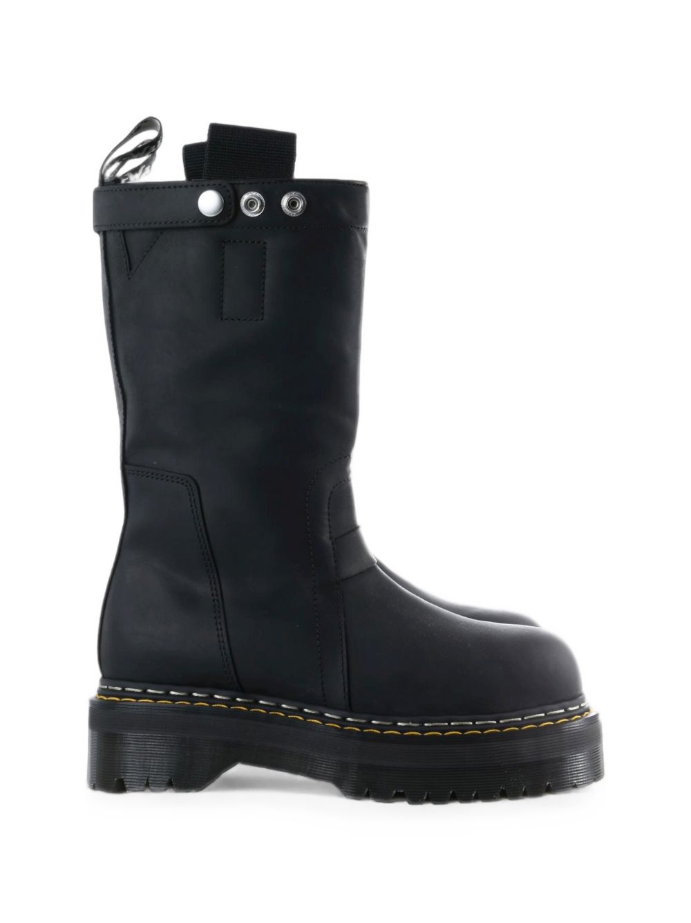 Quad Sole Pull On Boots DM02F1814 09 BLACK RICK OWENS