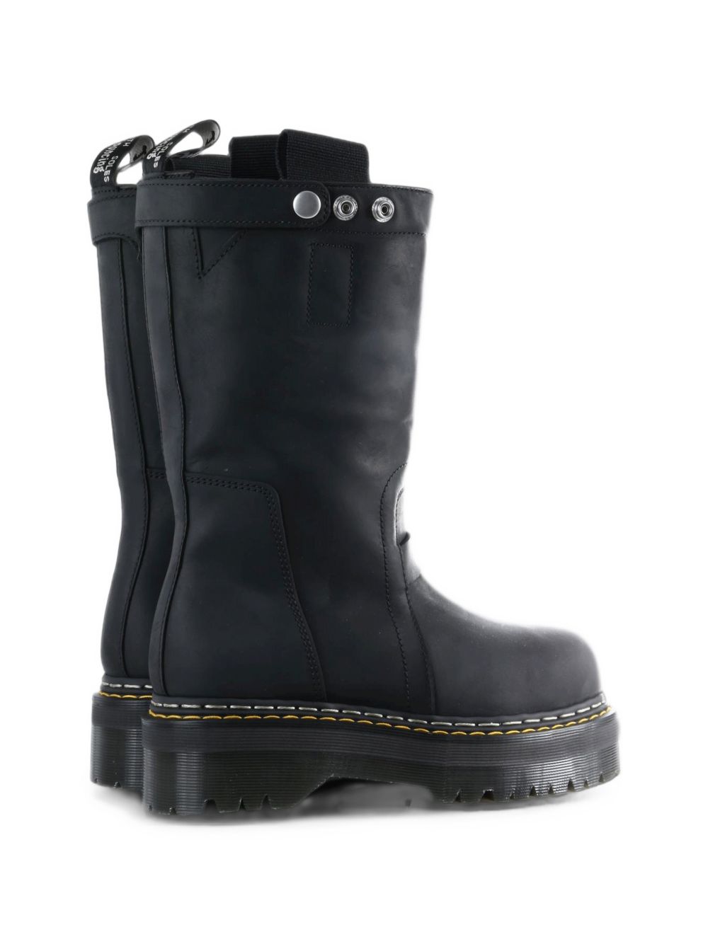 Quad Sole Pull On Boots DM02F1814 09 BLACK RICK OWENS
