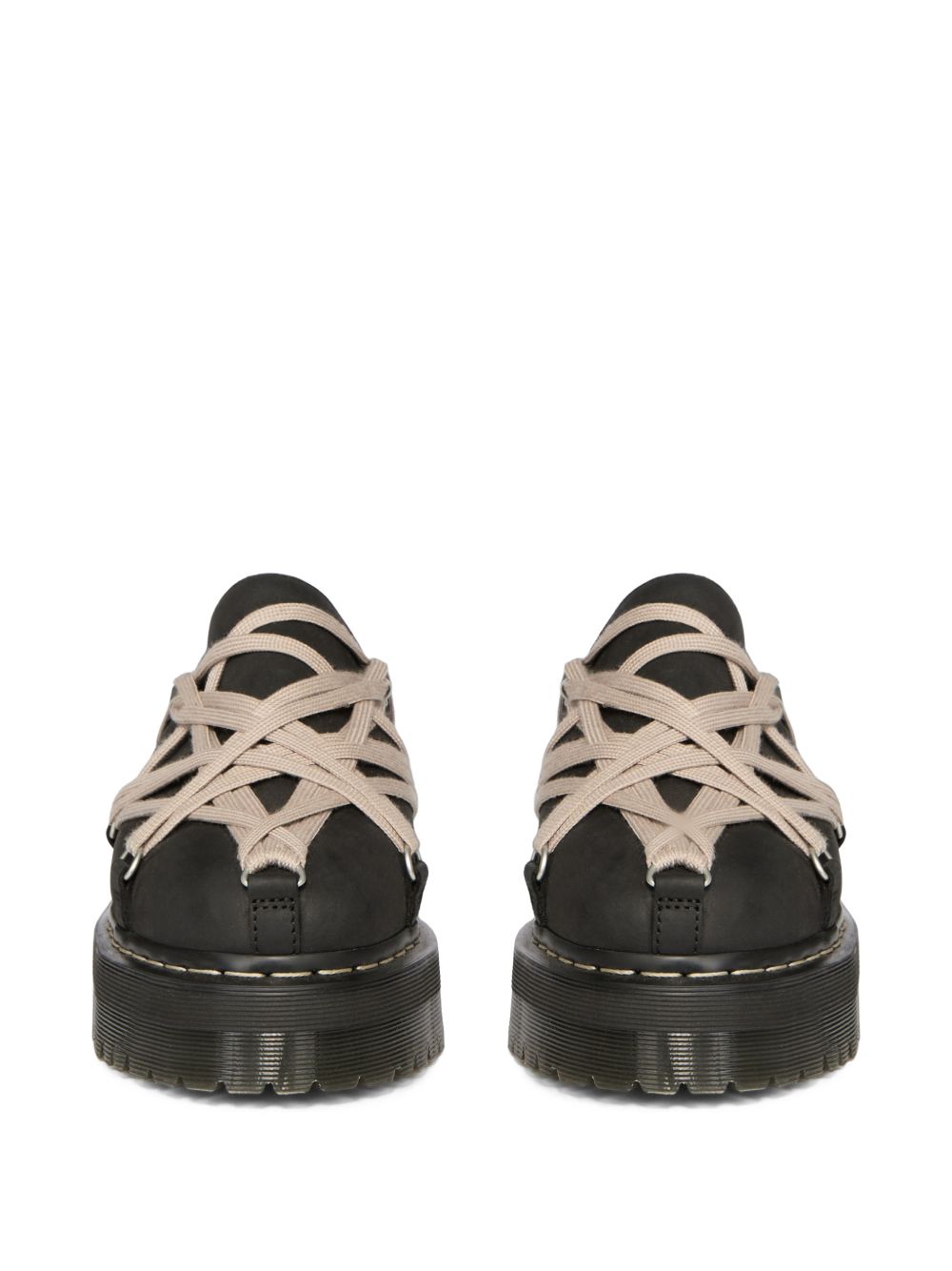 Quad Sole Megalace Mule DW02F1815 09 BLACK RICK OWENS