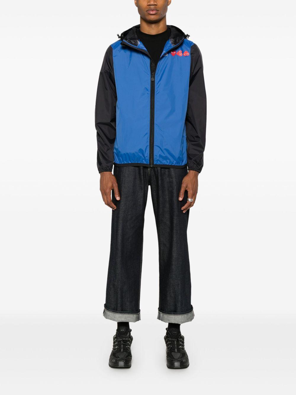 P1J505 2 BLUE BLACK COMME DES GARCONS PLAY